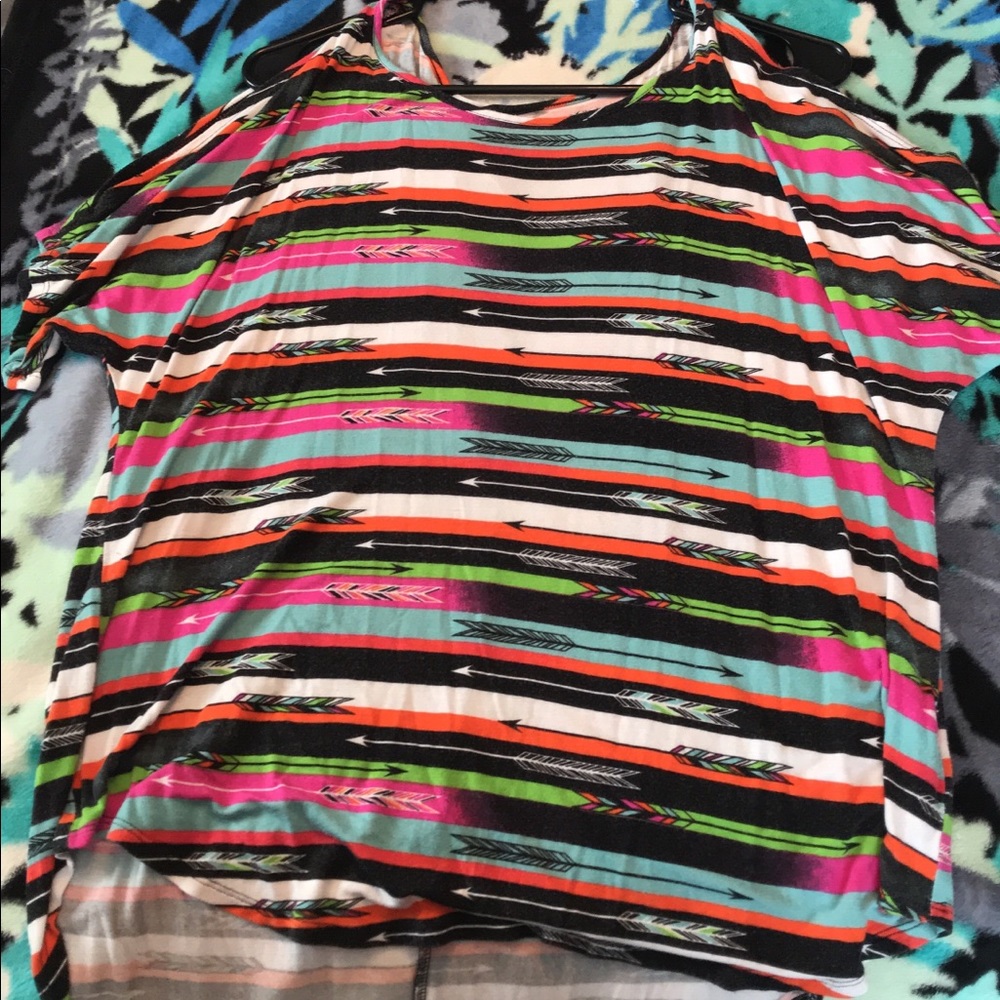 Buckle off the shoulder top